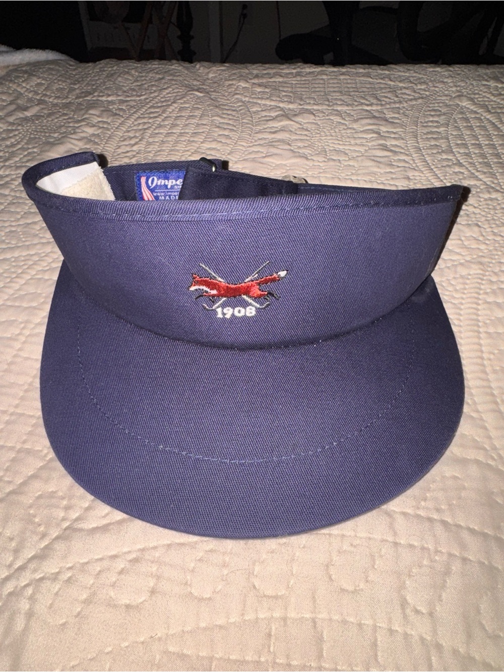 Imperial Navy Men's Visor with Red Fox Embroidery 1908